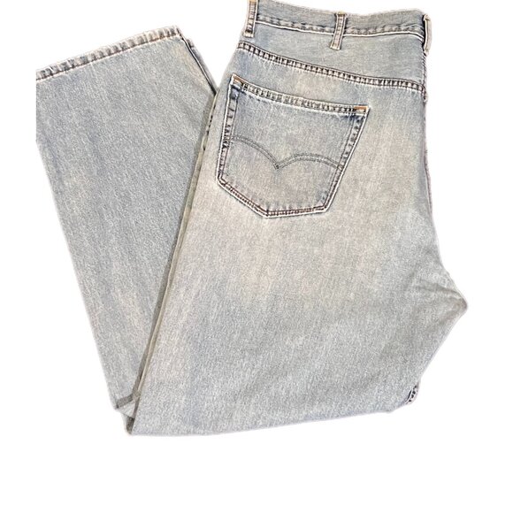 Men's Levi's 550 Vintage 2015 relaxed straight leg, light wash 100% Cotton SZ 40 - Picture 1 of 7